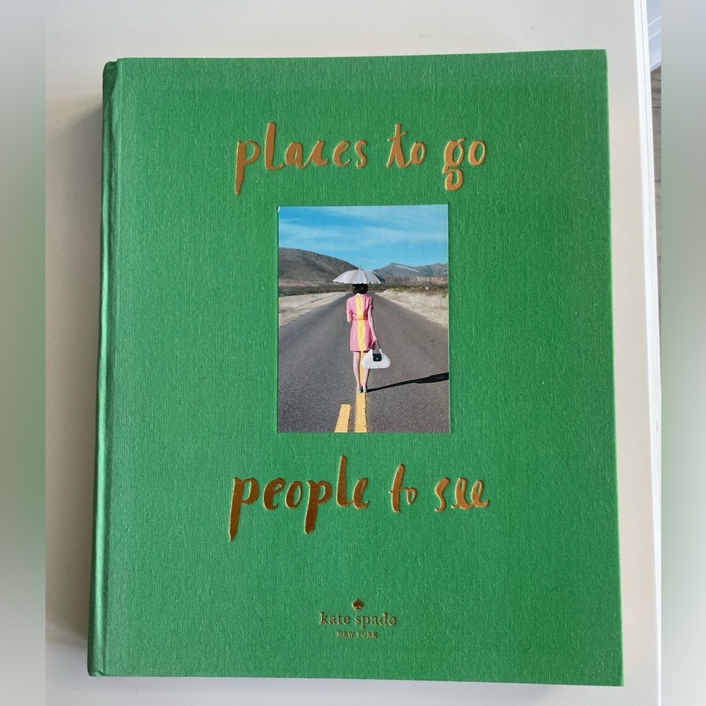 Kate Spade Places to go People to see Coffee Table Book